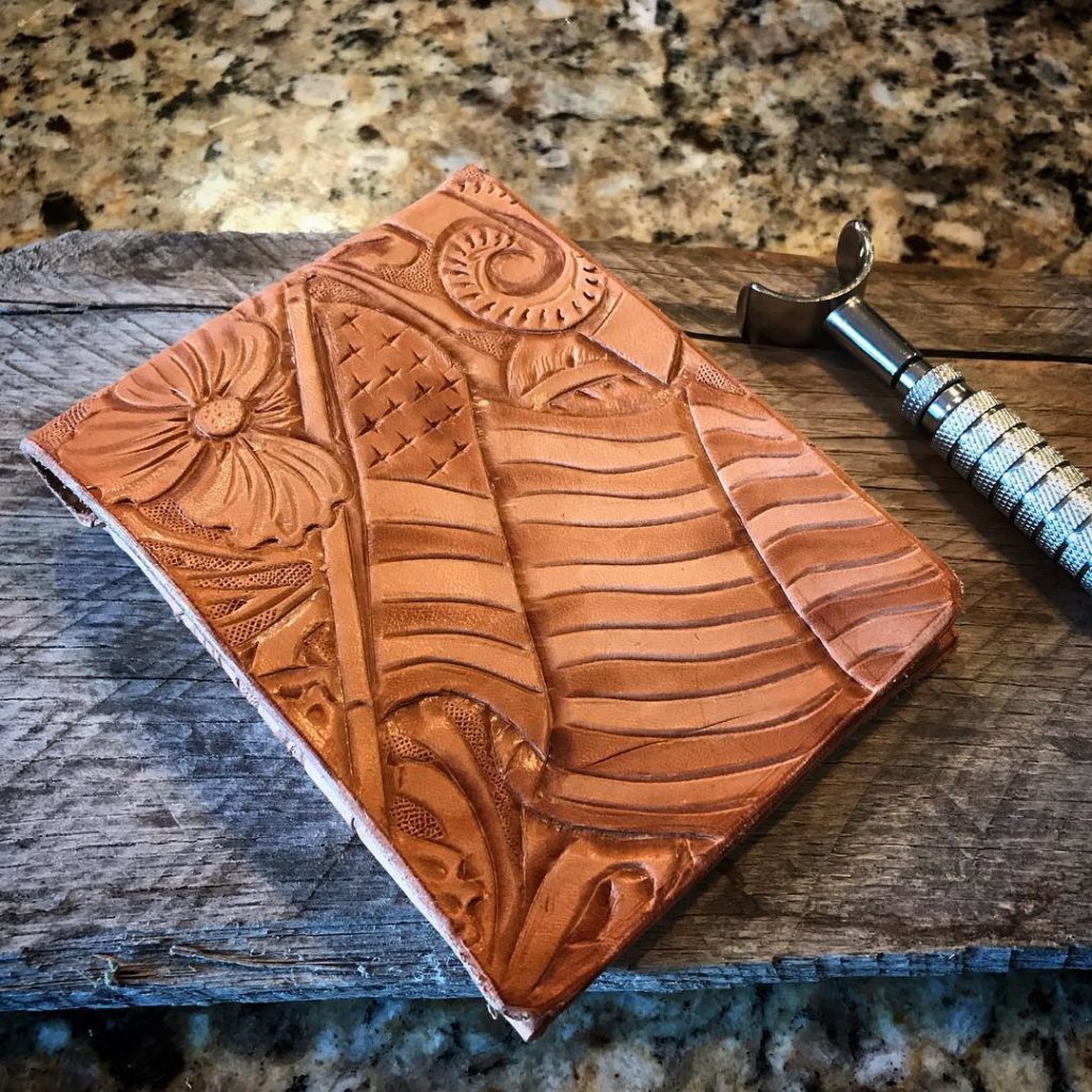 Custom Carved Wallet