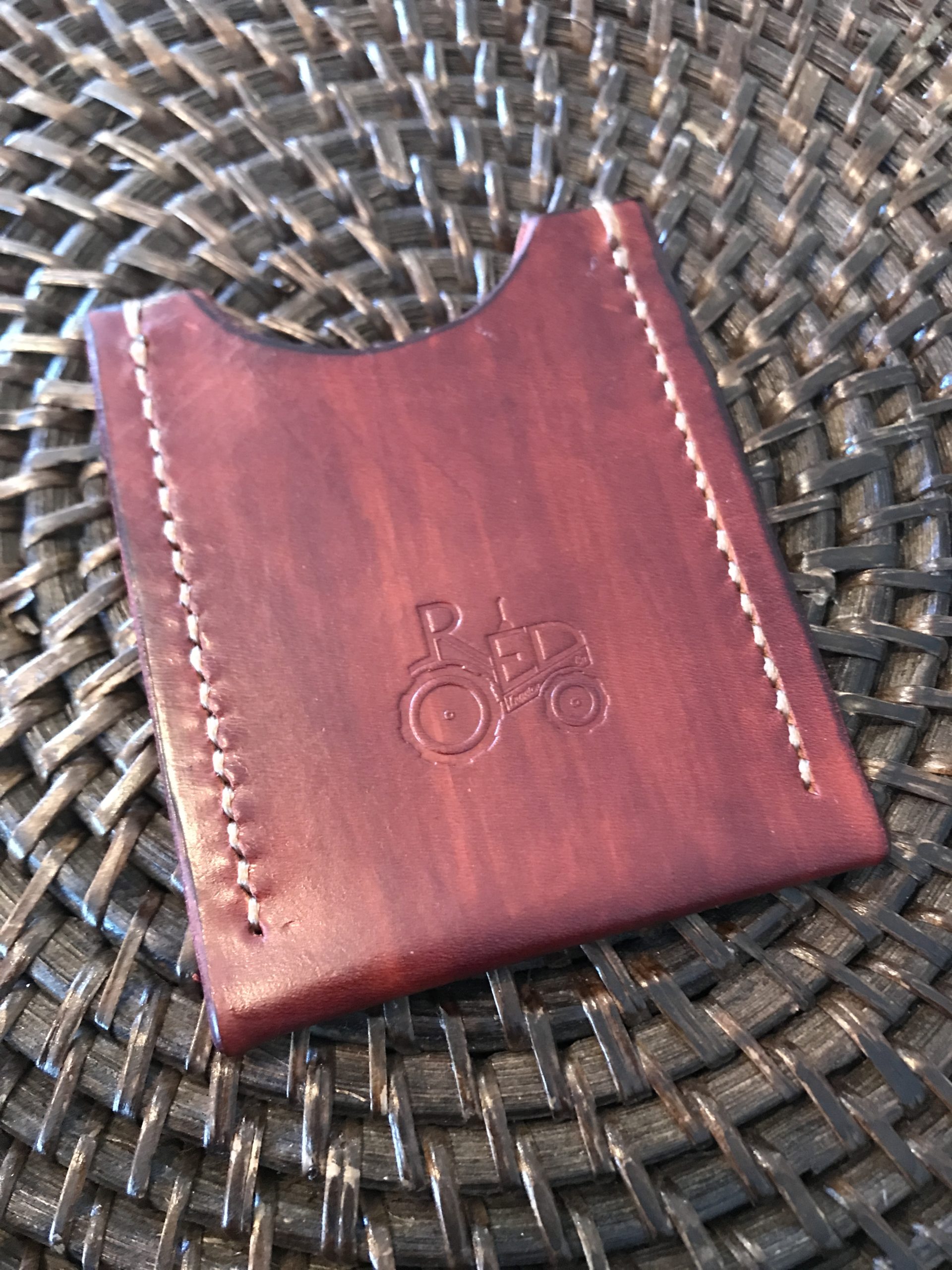 The Slim Jim - Leather Wallet - Red Tractor Leather Co.